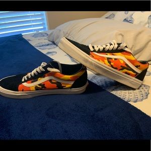 Orange Old Skool POP Camo